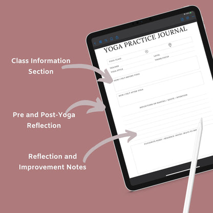 The Yoga Planner: Transform Your Practice & Life – Daily Yoga Journal & Tracker - The Grateful Collective