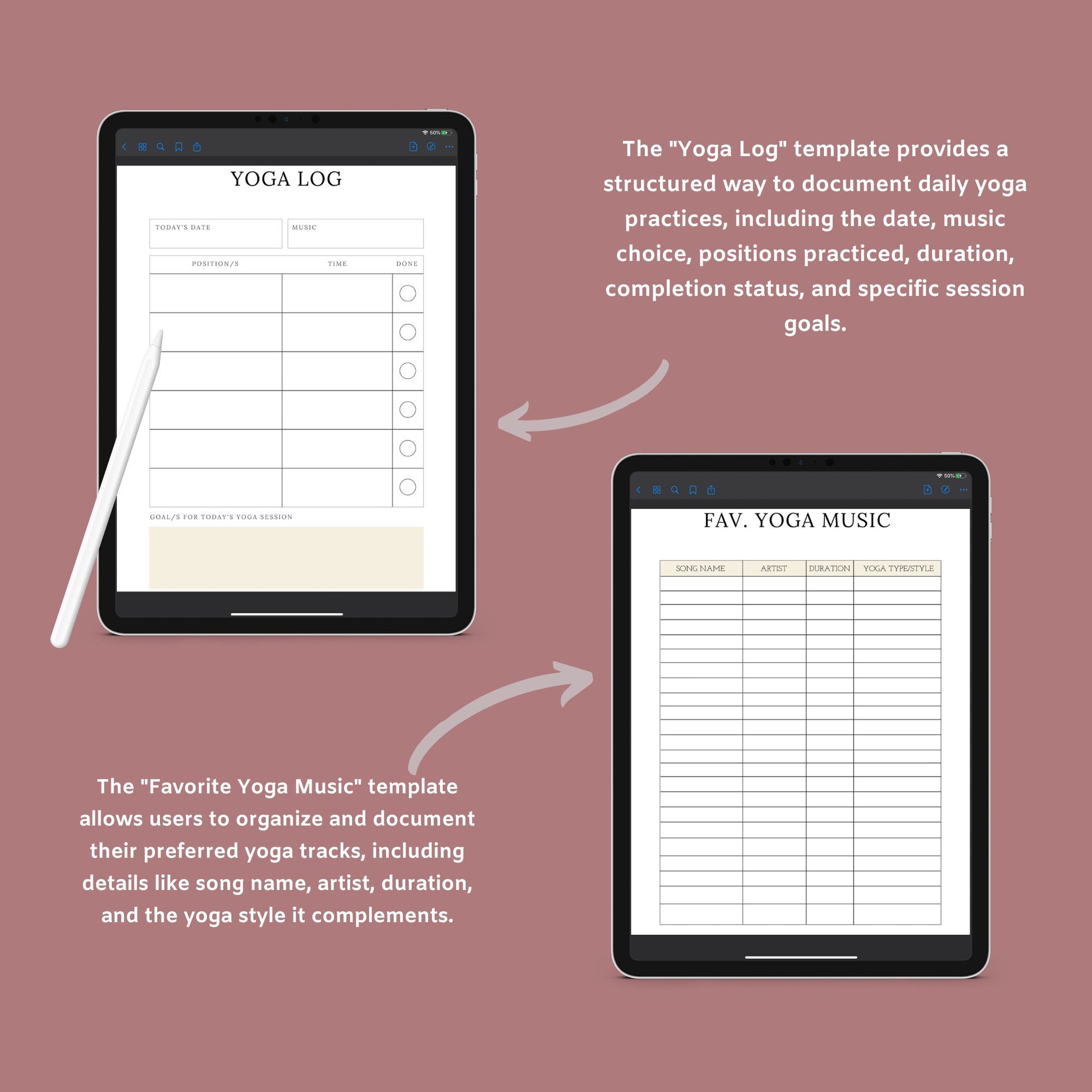 The Yoga Planner: Transform Your Practice & Life – Daily Yoga Journal & Tracker - The Grateful Collective