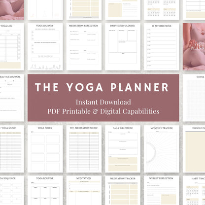 The Yoga Planner: Transform Your Practice & Life – Daily Yoga Journal & Tracker - The Grateful Collective
