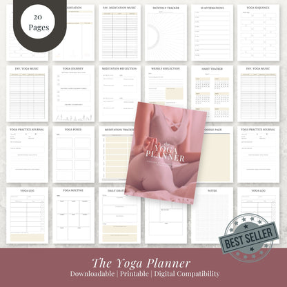 The Yoga Planner: Transform Your Practice & Life – Daily Yoga Journal & Tracker - The Grateful Collective