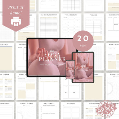 The Yoga Planner: Transform Your Practice & Life – Daily Yoga Journal & Tracker - The Grateful Collective