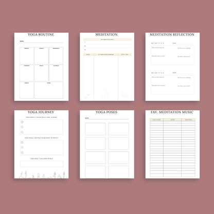 The Yoga Planner: Transform Your Practice & Life – Daily Yoga Journal & Tracker - The Grateful Collective
